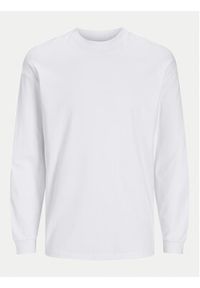 Jack & Jones - Jack&Jones Longsleeve Urban Edge 12256422 Biały Loose Fit. Kolor: biały. Materiał: bawełna. Długość rękawa: długi rękaw #4