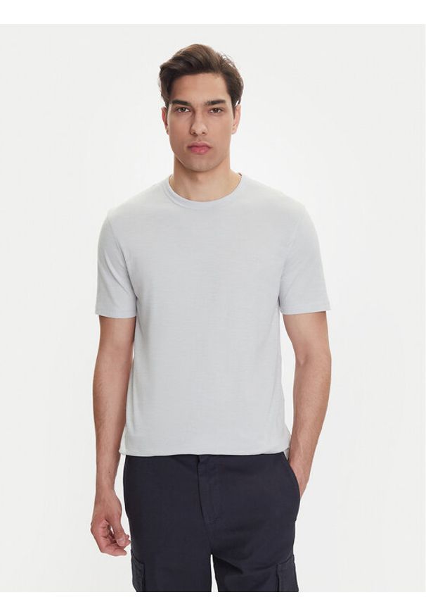 BOSS T-Shirt Tegood 50508243 Szary Regular Fit. Kolor: szary. Materiał: bawełna
