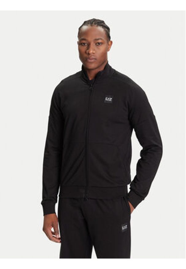 EA7 Emporio Armani Dres 7M000907 AF13512 UC001 Czarny Regular Fit. Kolor: czarny. Materiał: bawełna
