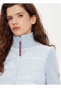 TOMMY HILFIGER - Tommy Hilfiger Kurtka puchowa WW0WW43771 Błękitny Regular Fit. Kolor: niebieski. Materiał: syntetyk