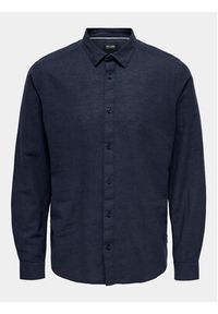Only & Sons Koszula Caiden 22012321 Granatowy Slim Fit. Kolor: niebieski. Materiał: bawełna #2
