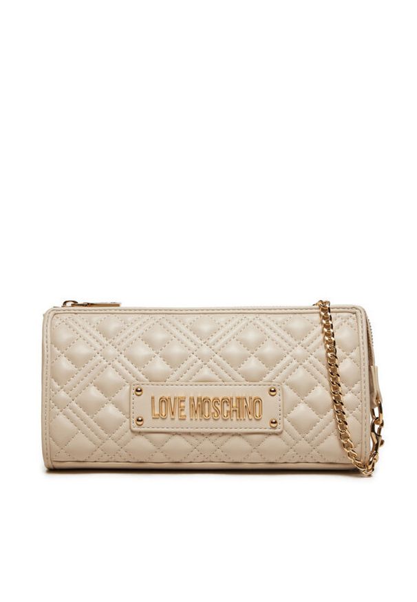 Love Moschino - LOVE MOSCHINO Torebka JC4011PP1LLA0110 Beżowy. Kolor: beżowy. Materiał: skórzane