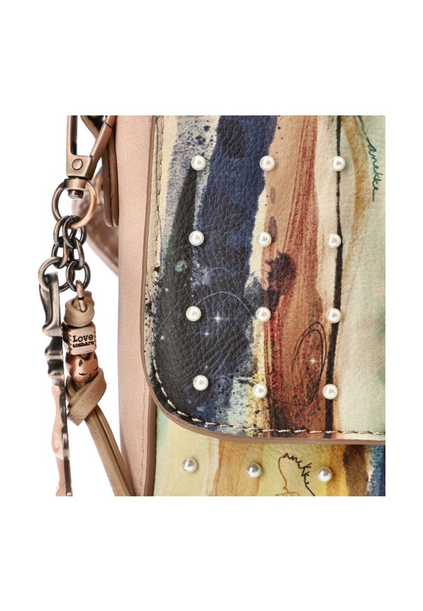 Modna Kolorowa Torebka Damska Anekke. Wzór: kolorowy. Sezon: wiosna. Styl: elegancki