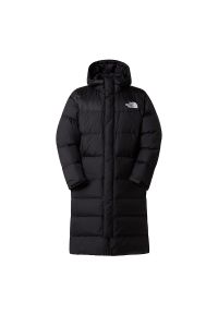 Kurtka męska The North Face Nuptse Parka 0A832JGOE1 - czarna. Kolor: czarny. Materiał: poliester, puch. Styl: klasyczny #1