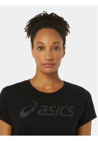 Asics Koszulka techniczna Asics Big Logo Tee Iii 2032C411 Czarny Ahletic Fit. Kolor: czarny. Materiał: bawełna #5