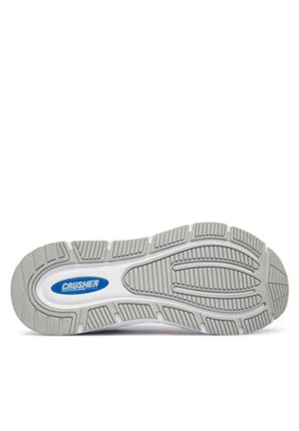 EA7 Emporio Armani Sneakersy 7X000342 AF18617 MZ065 Szary. Kolor: szary. Materiał: skóra