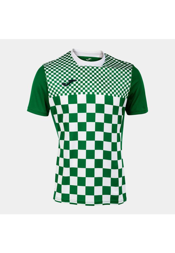 Joma Flag II dziecięcy strój sportowy zielono-biały 3XS. Kolor: wielokolorowy, biały, zielony. Materiał: poliester. Sport: piłka nożna