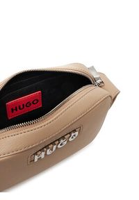Hugo - HUGO Torebka 50547054 Beżowy. Kolor: beżowy. Materiał: skórzane