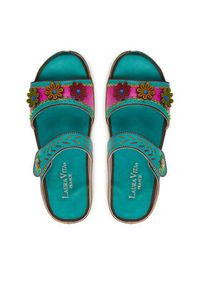 Laura Vita Klapki Dorry 13 Turkusowy. Kolor: turkusowy. Materiał: skóra #2