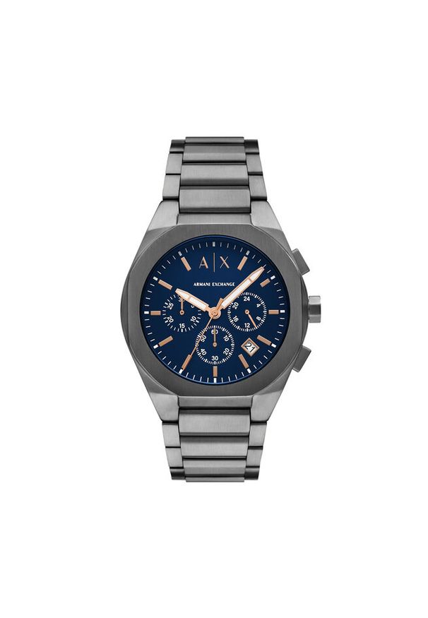 Zegarek Armani Exchange. Kolor: srebrny