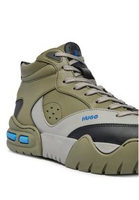 Hugo Sneakersy Kedge 50523969 Zielony. Kolor: zielony. Materiał: skóra