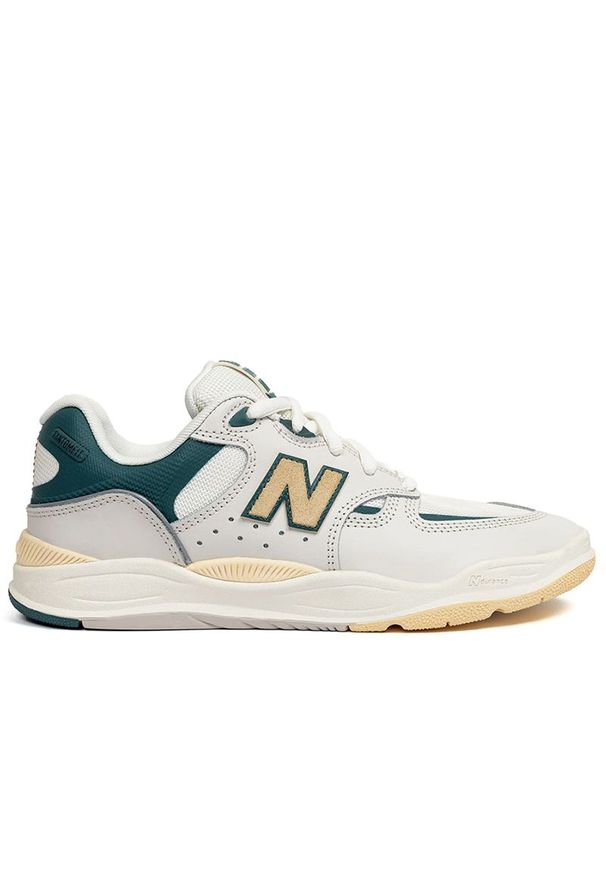 Buty New Balance Numeric NM1010AL - beżowe. Kolor: beżowy. Materiał: tkanina, materiał, guma, zamsz, skóra. Szerokość cholewki: normalna. Sport: skateboard, fitness, bieganie