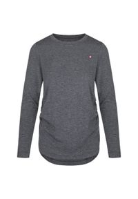 Lowa - Czarne T-shirt dla kobiet Loap Baxana L - Bawełna i Stretch. Kolor: czarny. Materiał: bawełna. Długość rękawa: długi rękaw. Styl: elegancki #1