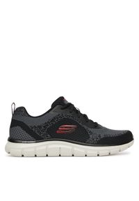 skechers - Skechers Sneakersy Track-Glendor 232699/BKRD Czarny. Kolor: czarny. Materiał: materiał #1