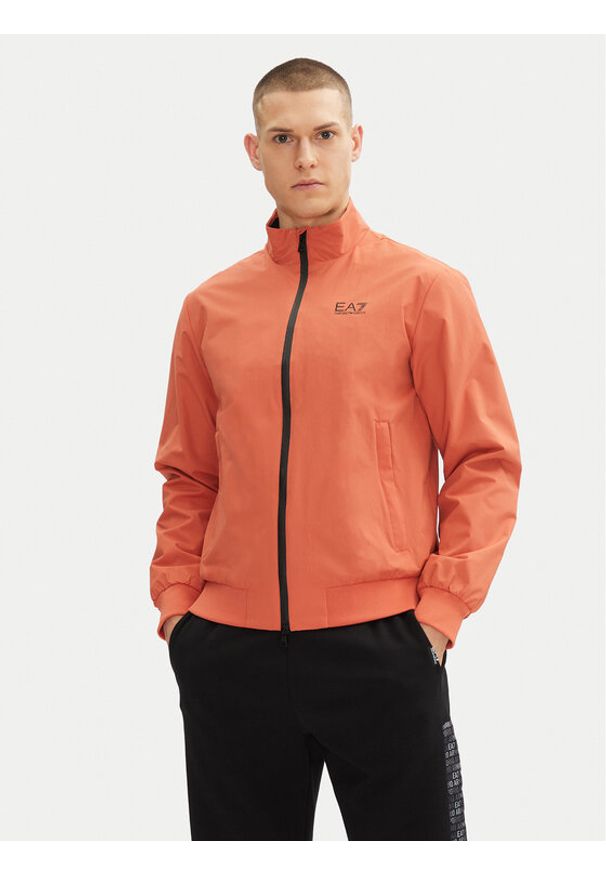 EA7 Emporio Armani Kurtka przejściowa 7M000424 AF13569 U3010 Pomarańczowy Regular Fit. Kolor: pomarańczowy. Materiał: syntetyk