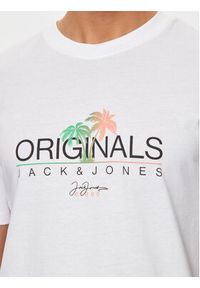 Jack & Jones - Jack&Jones T-Shirt Casey 12255238 Biały Standard Fit. Kolor: biały. Materiał: syntetyk #4