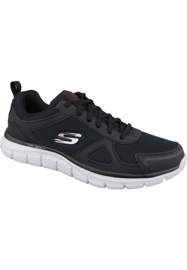 skechers - Buty do biegania męskie Skechers Track-Scloric. Kolor: czarny. Materiał: materiał, syntetyk, tkanina