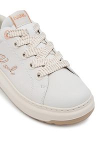 Karl Lagerfeld - KARL LAGERFELD Sneakersy KL67518A Biały. Kolor: biały. Materiał: skóra #4