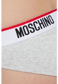 Moschino Underwear Figi (2-pack) kolor szary. Kolor: szary #3