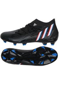 Adidas - Buty piłkarskie adidas Predator Edge.3 Fg M GV9856 czarne czarne. Zapięcie: sznurówki. Kolor: czarny. Materiał: syntetyk, guma. Sport: piłka nożna #5