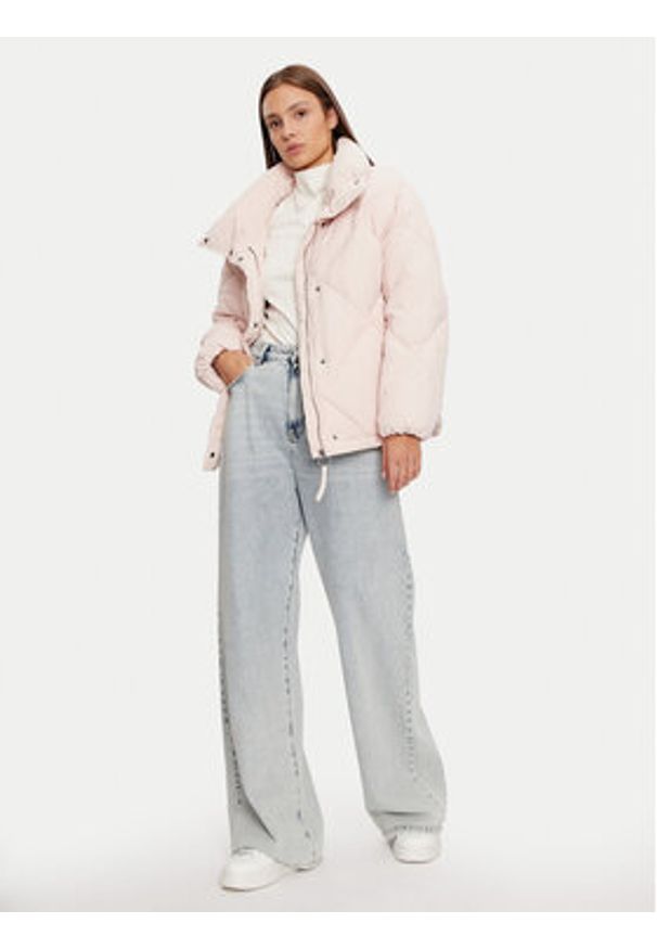 United Colors of Benetton - United Colors Of Benetton Kurtka puchowa 2FEADN06A Różowy Regular Fit. Kolor: różowy. Materiał: syntetyk