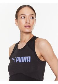 Puma Koszulka techniczna Fit Logo 522180 Czarny Regular Fit. Kolor: czarny. Materiał: syntetyk #2