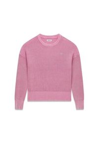 Guess Jeans Sweter W6RR20 Z3HM1 Różowy Classic Fit. Kolor: różowy. Materiał: bawełna #4