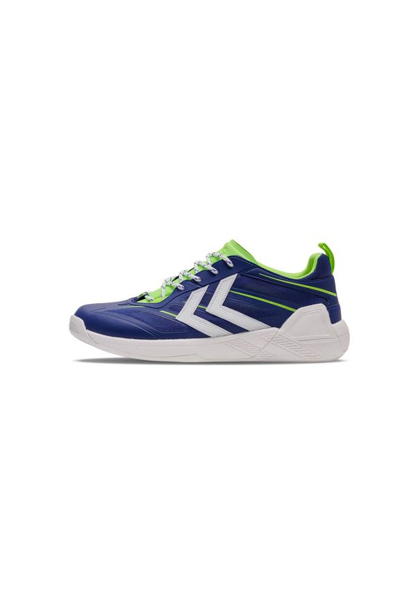 Buty do chodzenia męskie Hummel Algiz 2.0 Lite 2022. Zapięcie: sznurówki. Kolor: biały, wielokolorowy, niebieski. Materiał: materiał, syntetyk. Szerokość cholewki: normalna. Sport: turystyka piesza