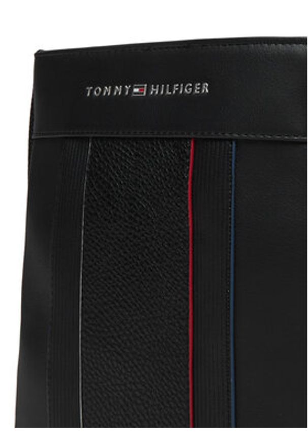 TOMMY HILFIGER - Tommy Hilfiger Saszetka AM0AM13112 Czarny. Kolor: czarny. Materiał: skóra