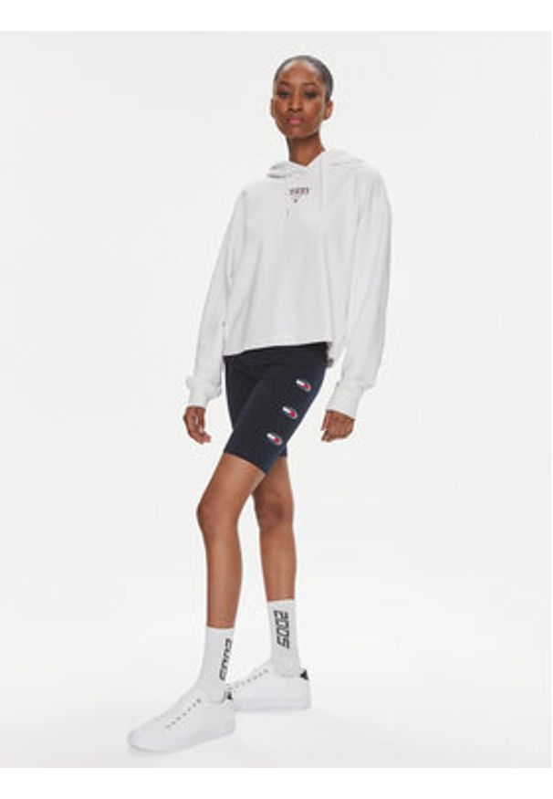 Tommy Jeans Kolarki Archive DW0DW18129 Granatowy Slim Fit. Kolor: niebieski. Materiał: wiskoza, syntetyk