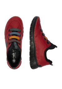 Rieker Sneakersy CEO-57550-33 Czerwony. Kolor: czerwony. Materiał: skóra #3