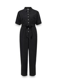 only - ONLY Kombinezon Laris 15364151 Czarny Regular Fit. Kolor: czarny. Materiał: wiskoza #4