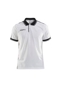 Polo Craft pro control. Typ kołnierza: polo. Kolor: biały. Materiał: poliester. Styl: sportowy, elegancki #1
