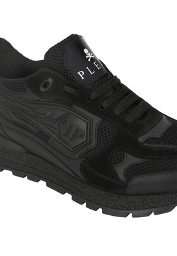 Philipp Plein - PHILIPP PLEIN Sneakersy SAFS MSC4074 PLE022N Czarny. Kolor: czarny. Materiał: materiał