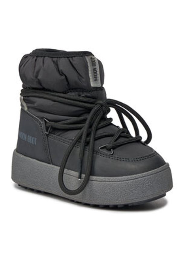 Moon Boot Śniegowce Jtrack Low Nylon Wp 34300300001 Czarny. Kolor: czarny. Materiał: skóra