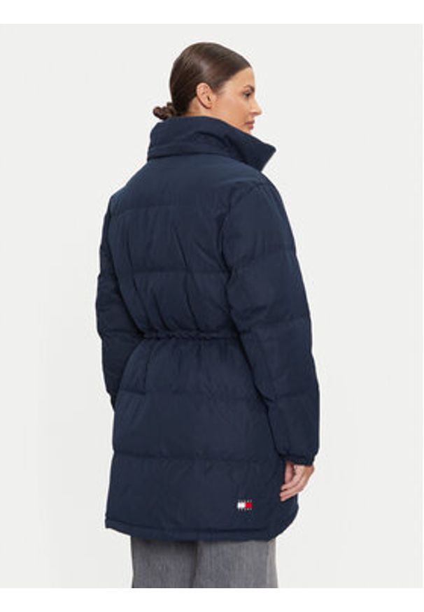 Tommy Jeans Kurtka puchowa Alaska DW0DW18821 Granatowy Regular Fit. Kolor: niebieski. Materiał: syntetyk
