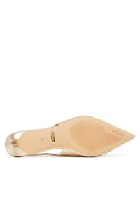 Guess Czółenka FLTJES LEM05 Złoty. Kolor: złoty. Materiał: skóra