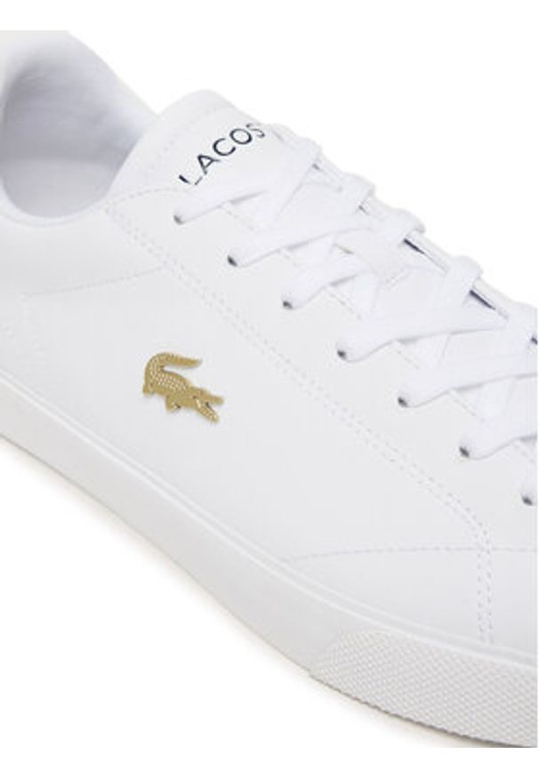 Lacoste Sneakersy Lerond Set 225 2 CMA 7-50CMA0016 Biały. Kolor: biały. Materiał: skóra