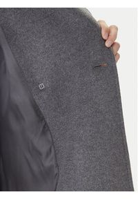 Weekend Max Mara Płaszcz wełniany Resina 2525016102 Szary Regular Fit. Kolor: szary. Materiał: wełna