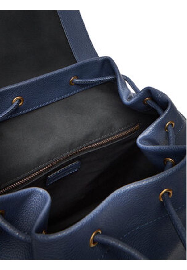 Pinko - PINKO Plecak Carrie Backpack PE 25-26 PLTT 104351 A29Q Granatowy. Kolor: niebieski. Materiał: skóra