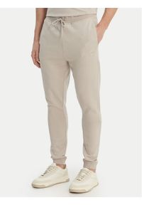 BOSS Spodnie dresowe Sestart 50509303 Szary Regular Fit. Kolor: szary. Materiał: bawełna #1