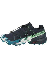 salomon - Buty do biegania męskie Salomon Speedcross 6. Zapięcie: sznurówki. Kolor: niebieski, wielokolorowy. Materiał: materiał, syntetyk. Szerokość cholewki: normalna. Model: Salomon Speedcross