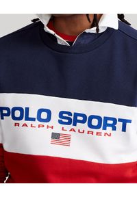 Ralph Lauren - RALPH LAUREN - Bluza bez kaptura Polo Sport. Typ kołnierza: polo, bez kaptura. Kolor: czerwony. Wzór: nadruk. Styl: sportowy #2