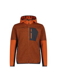 Bluza męska turystyczna CMP 34H2677. Okazja: na co dzień. Kolor: czerwony. Styl: casual, sportowy. Sport: turystyka piesza #1