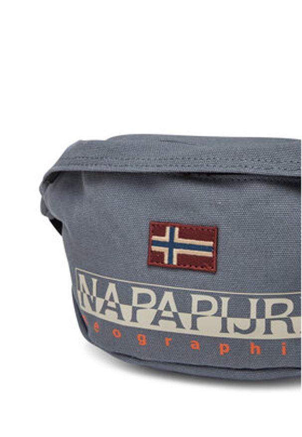 Napapijri Saszetka nerka Hering Wb 3 Szary. Kolor: szary. Materiał: materiał
