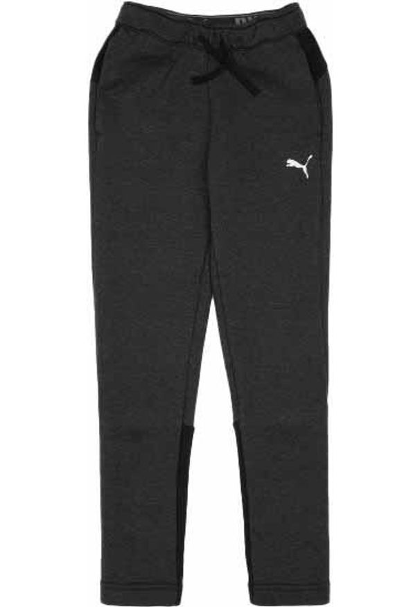 Puma Juna Dziecięce Spodnie Dresowe - Komfort i Styl. Okazja: na uczelnię. Kolor: szary. Materiał: dresówka. Styl: elegancki