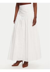 BARDOT Spódnica maxi amorette 59863SB Biały Regular Fit. Kolor: biały. Materiał: bawełna