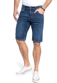 Mustang - MUSTANG Chicago Short DENIM BLUE 1005417 5000 312. Materiał: denim