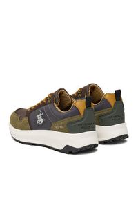 Beverly Hills Polo Club Sneakersy CEO-V5-DARIO Khaki. Kolor: brązowy. Materiał: materiał #5