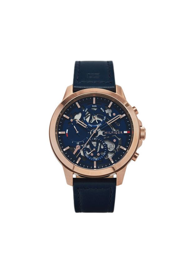 TOMMY HILFIGER - Zegarek Tommy Hilfiger. Kolor: niebieski